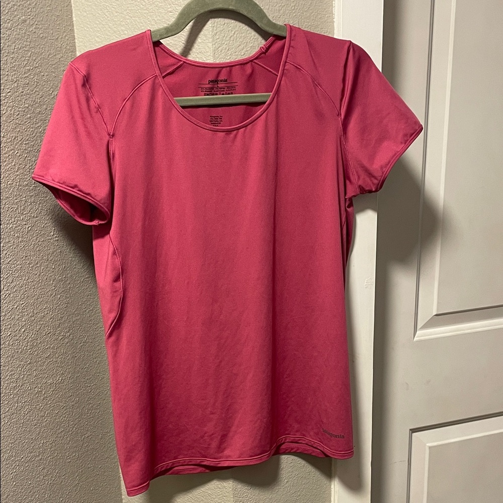 Patagonia Women's Vibrant Pink Short Sleeve Tee